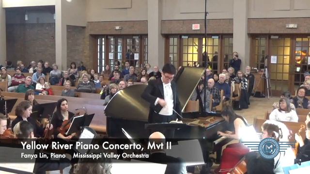 Fanya Lin and MVO plays Yellow River Piano Concerto (2nd Movement) смотреть онлайн