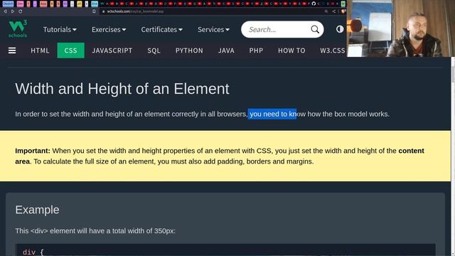 CSS "Box" Модель смотреть онлайн