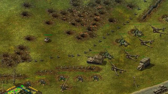 Blitzkrieg Game - German 1st Kursk Campaign ending смотреть онлайн