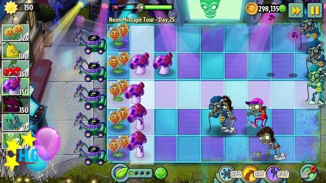 Plants vs Zombies 2 - Neon Mixtape Tour - Day 25 [Arcade Machine] No Premium смотреть онлайн
