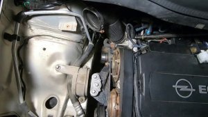 Замена прокладки маслонасоса Опель Зафира2(Opel Zafira2) 1.8i масло в антифризе.