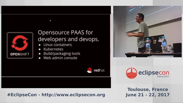 Easy container oriented development with Docker and OpenShift tooling, by Jeff MAURY смотреть онлайн