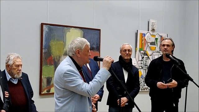 Открытие выставки 90 лет МСХ, Новая Третьяковка, Москва, 8 апреля 2022г. смотреть онлайн