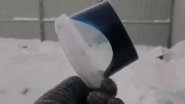 Тест  моторных масел на текучесть (при температуре -36)