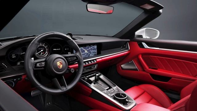 2023 Porsche 911 Carrera Cabriolet - Red Interior | Interior and Exterior Walkaround смотреть онлайн