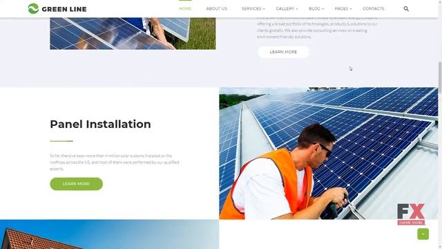Green Line - Environmental Multipage Website Template TMT Gresham Jae смотреть онлайн