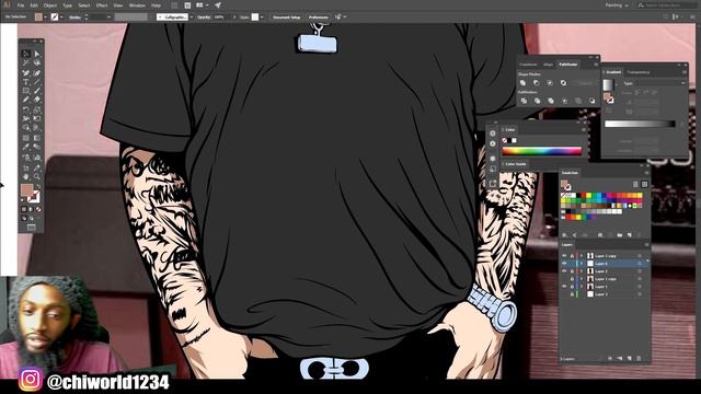 How to Shade For Beginners ( ADOBE ILLUSTRATOR ) смотреть онлайн