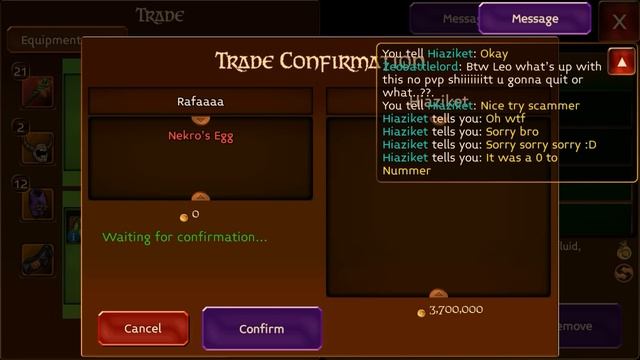 SCAMMER!!! CAUTION, CUIDADO IN TRADES (REAL SCAMMER/REPORT) - Arcane Legends смотреть онлайн