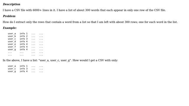 Unix & Linux: How to copy lines in Excel file that contain a value from a list? (2 Solutions!!) смотреть онлайн