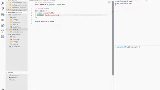 node assignment #1 смотреть онлайн