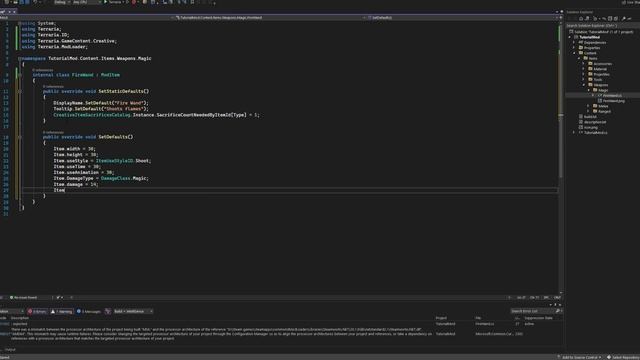 Tmodloader 1.4 Mod Tutorial (Magic Weapon) смотреть онлайн