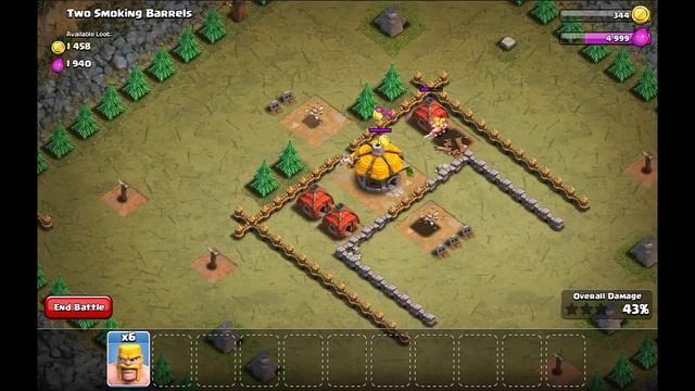 Clash of Clans - Single Player Campaign Walkthrough - Level 7 - Two Smoking Barrels смотреть онлайн
