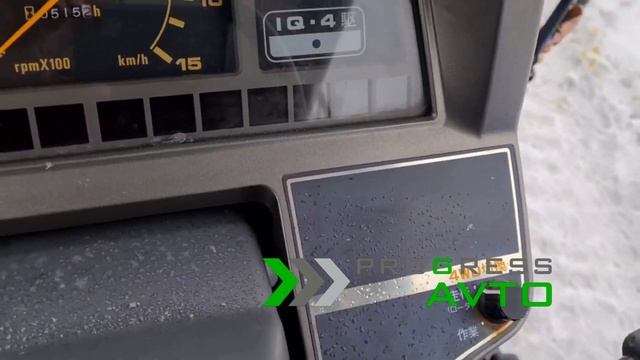 ISEKI GEAS33 японский минитрактор с куном и фрезой PROGRESSAVTO трактор с фронтальной установкой