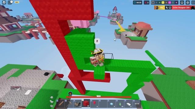 So I Target TRYHARD Players In Roblox Bedwars...