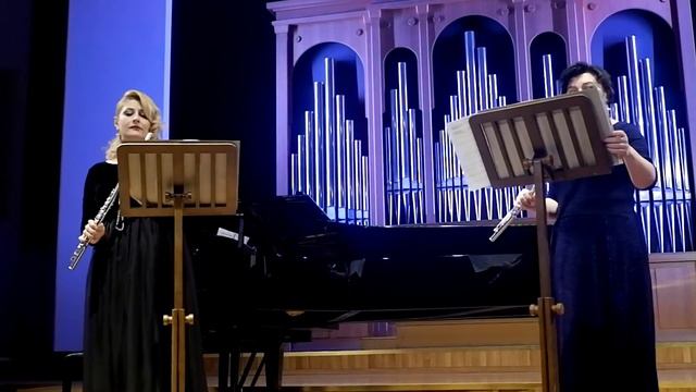 Екатерина Рыбальская - концерт для двух флейт и фортепиано (Франц Допплер) смотреть онлайн