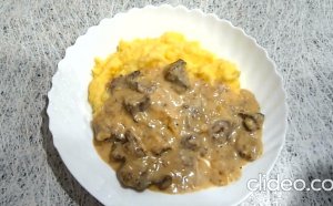 Печень в сметане