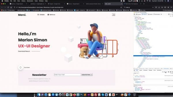 Marsi Responsive figma to html part-4 | figma to html | Jamescoders