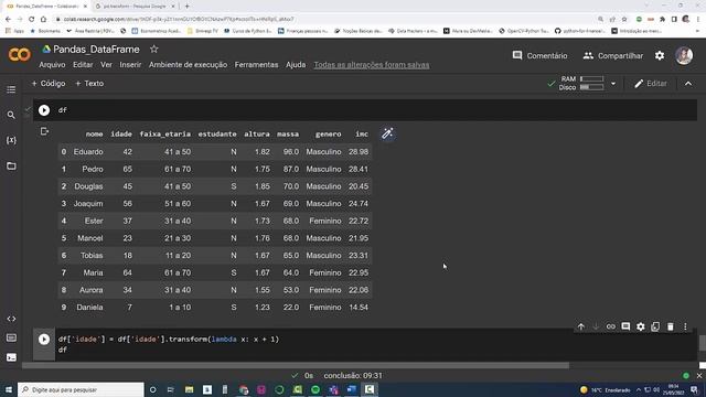 Como utilizar o método transform com uma função lambda para alterar valores em um dataframe pandas смотреть онлайн