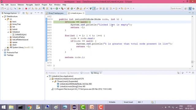 Linked List in Java - 25: Get Kth Node from Linked List смотреть онлайн