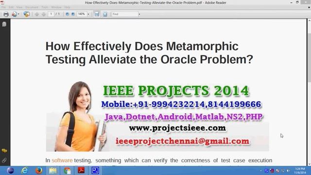 How Effectively Does Metamorphic Testing Alleviate the Oracle Problem смотреть онлайн