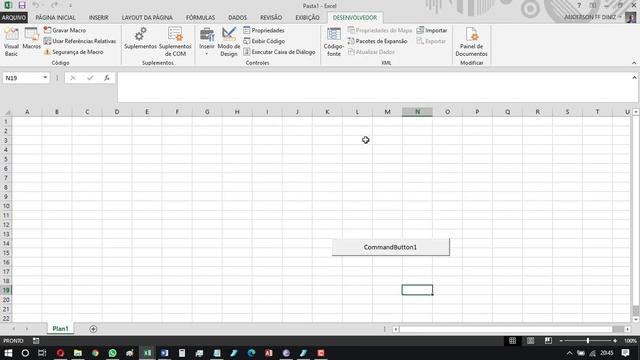 EXCEL VBA 2020 BOTÃO FLUTUANTE смотреть онлайн