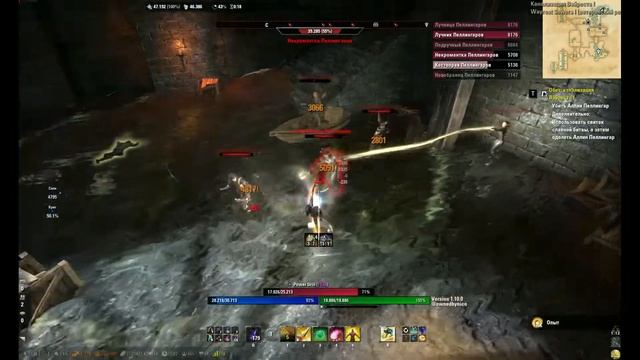 The Elder Scrolls Online - Канализация Вэйреста 1 (Wayrest Sewers I) Не прошел ! - vet,hm,solo. смотреть онлайн