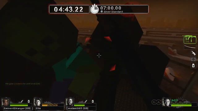 Leon Kennedy vs. Minecraft Zombies - Left 4 Dead 2 Mods смотреть онлайн