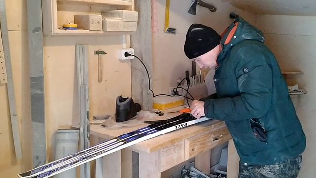 Купил лыжи. Первый заезд в Яковлевском бору. смотреть онлайн