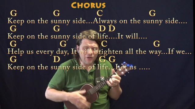 Keep On The Sunny Side (Traditional) Ukulele Cover Lesson in G with Chords/Lyrics смотреть онлайн