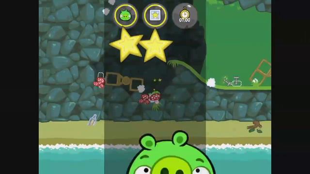 Bad Piggies - Ground Hog Day Level 11 - Walkthrough 3 Stars смотреть онлайн