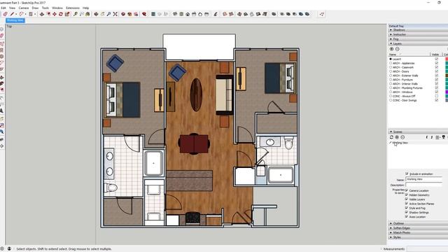 SketchUp Interior Design For Layout 4 - Creating Our First Floor Plan In Layout