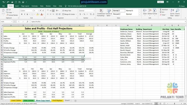 Microsoft Excel 2019 Bangla Tutorial 14 - Move-Cipy-Insert-Find-Replace смотреть онлайн