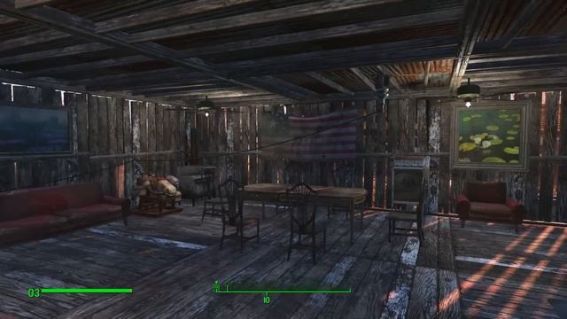 Fallout 4 Полный набор торговых лавок, огород, Трёх этажный дом для поселенцев. смотреть онлайн