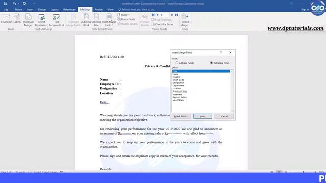 How To Use Mail Merge Feature In Word Using Excel смотреть онлайн