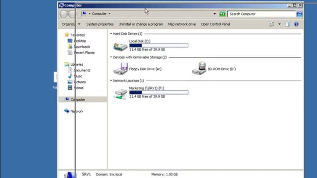 Create/Use a logon script in Server 2008 (Through AD) смотреть онлайн