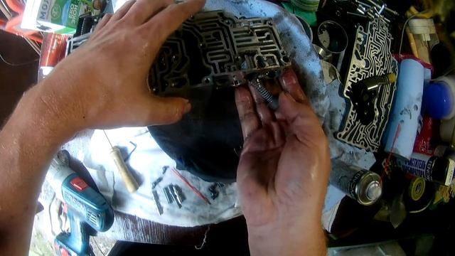 Гидроблок АКПП 31TH A404 (A413) DODGE CARAVAN разбор и чистка. смотреть онлайн