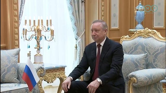 Председатель Халк Маслахаты Туркменистана встретился с губернатором Санкт Петербурга смотреть онлайн