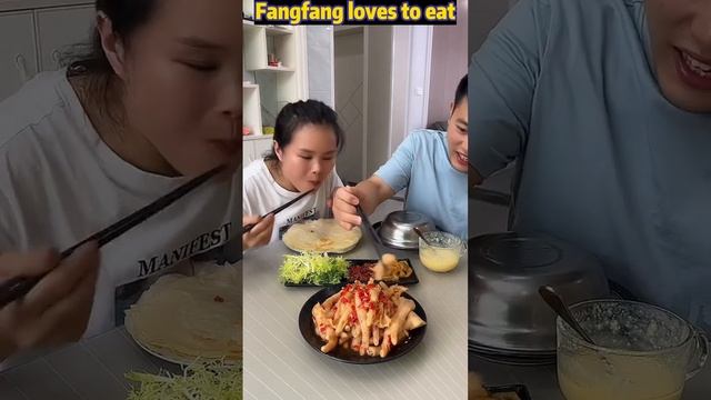 【整蠱·mukbang】My Wife, This Nasty Woman, Took All My Fried Chicken Away