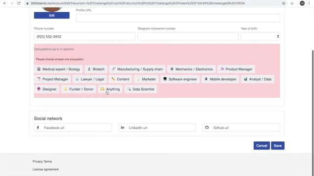 Как пользоваться платформой 500talents.co смотреть онлайн