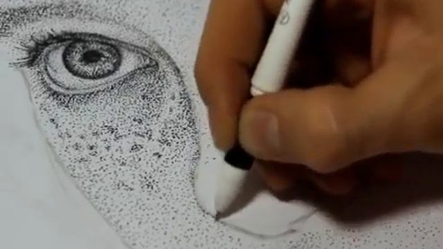 Портрет точками смотреть онлайн