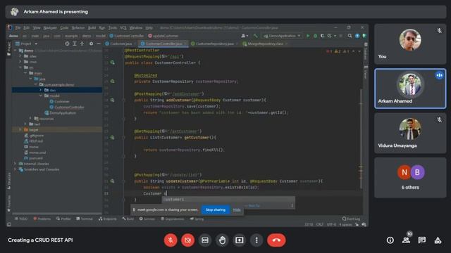 Creating a CRUD REST API using Spring boot and MongoDB смотреть онлайн