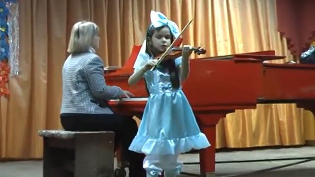 Эвелина первое соло на скрипке смотреть онлайн