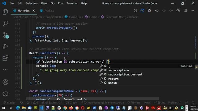 2020 11 27 ReactJs Crud 5, Live Query 2, Edit Record смотреть онлайн