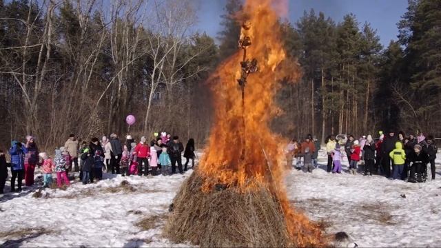 Сжигание чучела на Морозко-2018 смотреть онлайн