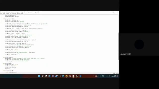 GUI CHAT APPLICATION FOR GROUP CHAT USING PYTHON PROGRAMMING смотреть онлайн