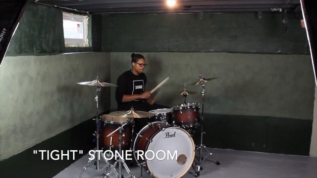 1 Drum Kit 9 Different Spaces (Tight Room To Racquetball Court) Shred Shed