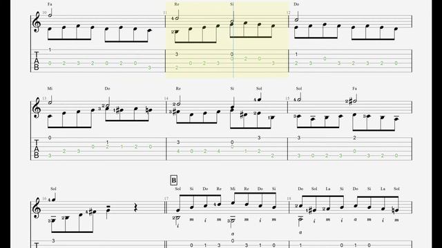 [Guitar TAB] Carcassi Op.60 - No.6