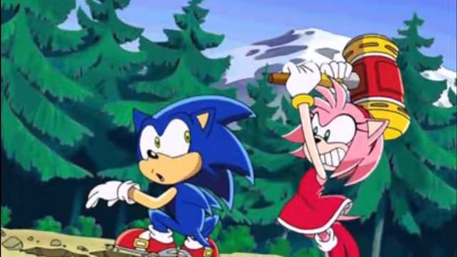 Эми роуз и соник(дорога)