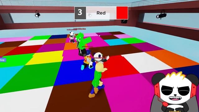 RYAN THROWS A BLOCK PARTY IN ROBLOX! Let's Play Roblox Block Party with Combo Panda смотреть онлайн