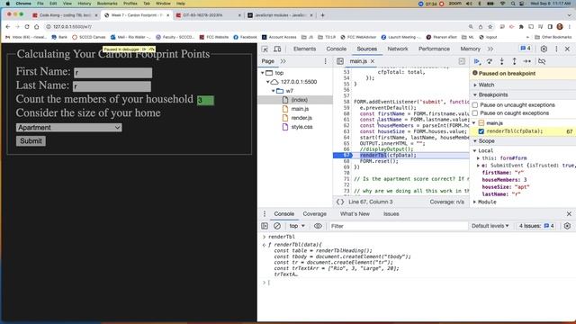 CIT93FA23 - Week 7 JS Modules for render code смотреть онлайн